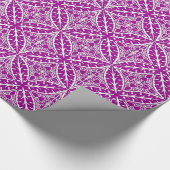 Marokkaanse tegels - amethyst paars en wit cadeaupapier (Hoek)