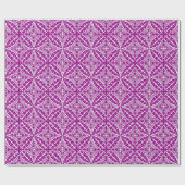 Marokkaanse tegels - amethyst paars en wit cadeaupapier (Vlak)
