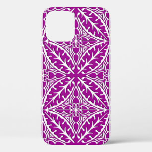 Marokkaanse tegels - amethyst paars en wit Case-Mate iPhone case