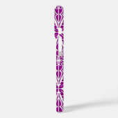 Marokkaanse tegels - amethyst paars en wit Case-Mate iPhone case (Achterkant / Links)