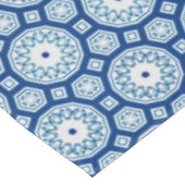 Marokkaanse tegels, blauwe tegel, All-Over Print Tafelkleed (Gekanteld)