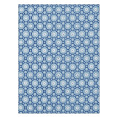 Marokkaanse tegels, blauwe tegel, All-Over Print Tafelkleed (Voorkant)