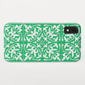 Marokkaanse tegels - groen en wit jade Case-Mate iPhone case (Achterkant (horizontaal))