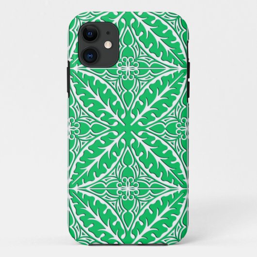Marokkaanse tegels - groen en wit jade Case-Mate iPhone case (Achterkant)