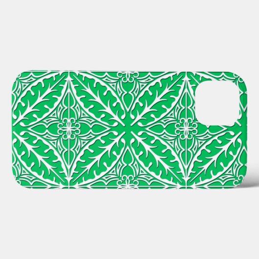 Marokkaanse tegels - groen en wit jade Case-Mate iPhone case (Achterkant (horizontaal))
