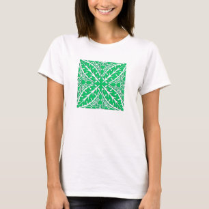 Marokkaanse tegels - groen en wit jade t-shirt