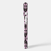 Marokkaanse tegels - ijsroze en zwart Case-Mate iPhone case (Achterkant / Links)