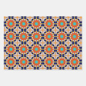 Marokkaanse tegels inpakpapier vel (Voorkant)