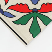 Marokkaanse Tegels: kleurrijk naadloos patroon. Fleece Deken (Hoek)