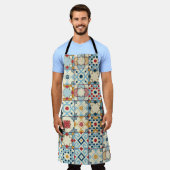 Marokkaanse tegels, kleurrijk naadloos patroon. schort (Gedragen)