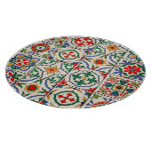 Marokkaanse Tegels: kleurrijk naadloos patroon. Snijplank (Hoek)