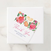 Marokkaanse Tegels Kleurrijke Citrus Shower Dank u Bedankjes Labels (In situ)