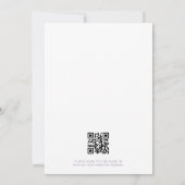 Marokkaanse Tegels Kleurrijke Floral QR Code Kaart (Achterkant)