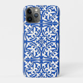 Marokkaanse tegels - kobalt blauw en wit Case-Mate iPhone case (Achterkant)
