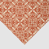 Marokkaanse tegels - koraal sinaasappel en perzik tissuepapier (Detail)