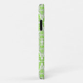Marokkaanse tegels - limoengroen en wit Case-Mate iPhone case (Achterkant/rechts)