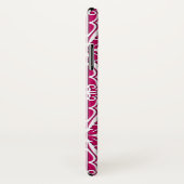 Marokkaanse tegels - magenta en wit Case-Mate iPhone case (Achterkant / rechts)