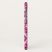 Marokkaanse tegels - magenta en wit Case-Mate iPhone case (Achterkant/links)