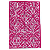 Marokkaanse tegels - magenta en wit medium cadeauzakje (Voorkant)