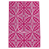 Marokkaanse tegels - magenta en wit medium cadeauzakje (Achterkant)