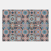 Marokkaanse tegels, mozaïek, kleurrijke kunst inpakpapier vel (Voorkant 2)