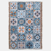 Marokkaanse Tegels: naadloze elegantie Deken (Voorkant Verticaal)