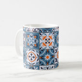 Marokkaanse Tegels:  naadloze elegantie Koffiemok (Voorkant links)