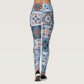 Marokkaanse Tegels: naadloze elegantie Leggings (Achterkant)