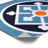 Marokkaanse Tegels: naadloze elegantie Poster (Hoek)