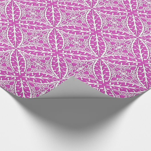 Marokkaanse tegels - orchidee en wit cadeaupapier (Hoek)