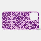 Marokkaanse tegels - paars en orchidee Case-Mate iPhone case (Achterkant (horizontaal))