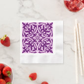 Marokkaanse tegels - paars en orchidee servetten (Insitu)