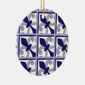Marokkaanse Tegels Patroon #2 Keramisch Ornament (Rechts)