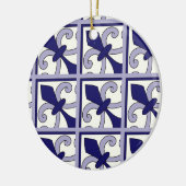 Marokkaanse Tegels Patroon #2 Keramisch Ornament (Links)