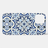 Marokkaanse Tegels: Prachtige Blauwe Patronen. Case-Mate iPhone Case (Achterkant (horizontaal))
