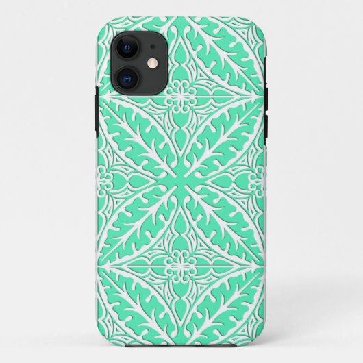 Marokkaanse tegels - roodblauw en wit ei van robin Case-Mate iPhone case (Achterkant)