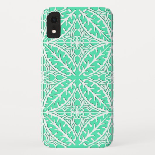 Marokkaanse tegels - roodblauw en wit ei van robin Case-Mate iPhone case (Achterkant)
