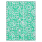 Marokkaanse tegels - turkooizen en wit tafelkleed (Voorkant)