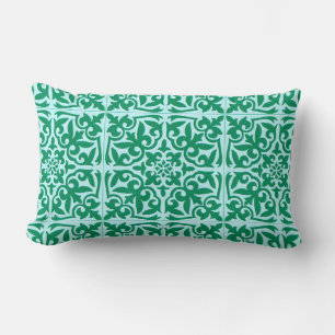 Marokkaanse tegels - turquoise en aqua kussen