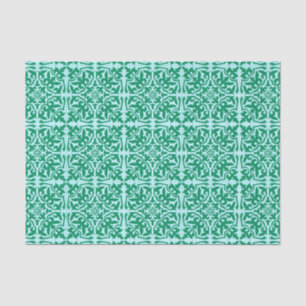 Marokkaanse tegels - turquoise en aqua tissuepapier