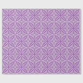 Marokkaanse tegels - violet en wit cadeaupapier (Vlak)