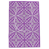Marokkaanse tegels - violet en wit medium cadeauzakje (Voorkant)