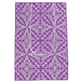 Marokkaanse tegels - violet en wit medium cadeauzakje (Achterkant)