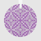 Marokkaanse tegels - violet en wit ornament (achterkant)