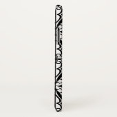 Marokkaanse tegels - wit en zwart Case-Mate iPhone case (Achterkant / rechts)