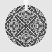 Marokkaanse tegels - zwart-wit ornament (achterkant)