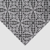 Marokkaanse tegels - zwart-wit tissuepapier (Detail)