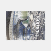 Marokkaanse thea | Traditionele kleding | Casablan Fleece Deken (Voorkant (Horizontaal))