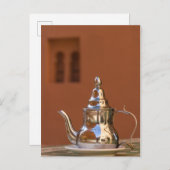 Marokkaanse theepot briefkaart (Voorkant / Achterkant)