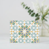 Marokkaanse Tile - Pond Briefkaart (Staand voorkant)
